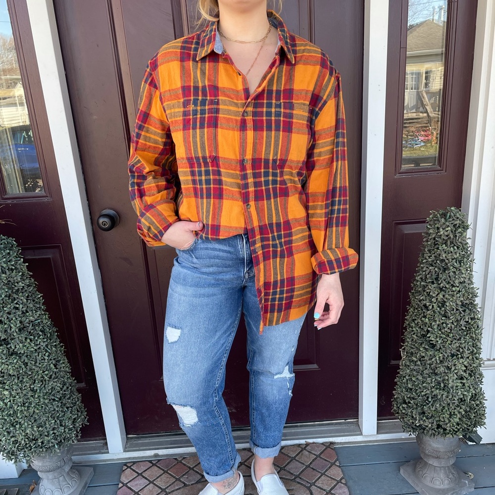Orange flannel